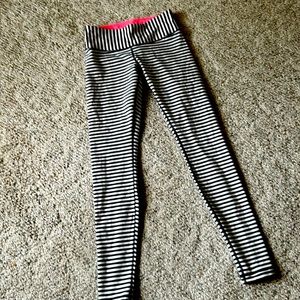 Size 6 Lululelmon Stripe Leggings